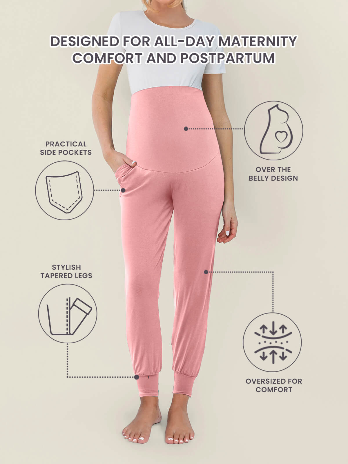 Cloud Pants Joggers - Maternity & Postpartum (End of Season Sale)