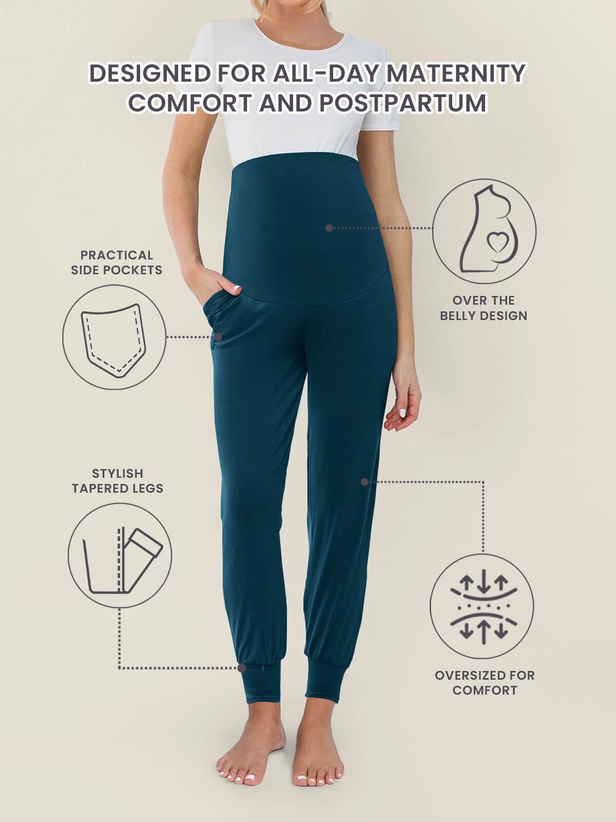 Cloud Pants Joggers - Maternity & Postpartum (End of Season Sale)