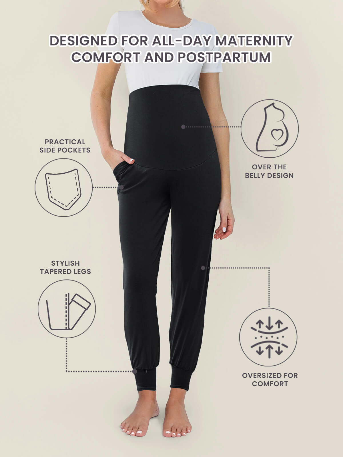 Cloud Pants Joggers - Maternity & Postpartum (End of Season Sale)